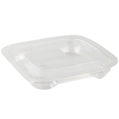 СпК-0909 (PET) Крышка к квадратному контейнеру ПолиЭР (50/500 шт.) в Екатеринбург — Uralhoz.ru