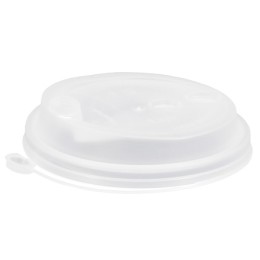 Крышка для стакана (d-90 мм) с питейником прозрачная МАТОВАЯ ВЗЛП (50/1000 шт.)3001м/п