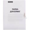 Папка для бумаг с завязками OfficeSpace, картон, 220 г/м2, белая, до 200 л. (1/10 шт.) в Екатеринбург — Uralhoz.ru