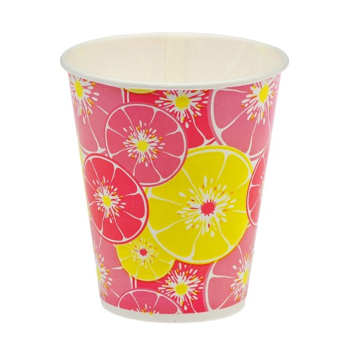 Стакан ХН 300 мл (d-90 мм) бумажный Цитрус (50/800 шт.) ViRiDo в Екатеринбург — Uralhoz.ru