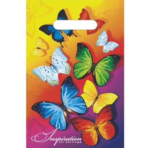 Пакет с прорубной ручкой ПВД 20х30 (30 мкм) Вдохновенье (100/2000 шт.) Интерпак в Екатеринбург — Uralhoz.ru