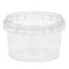 Контейнер круглый 485 мл (Н-60 D-120) упорное кольцо+конт.замок (400 шт.) Пласт-Сервис Плюс б/к в Екатеринбург — Uralhoz.ru