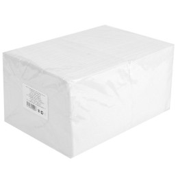 Салфетка 24х24 (1 сл.) 400 белая Бигпак Форест (1/15 шт.)