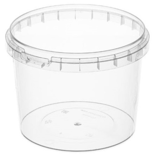Контейнер круглый 800 мл (Н-95, D-122) упорное кольцо+конт.замок (150 шт.) ВЗЛП комплект 1216кп в Екатеринбург — Uralhoz.ru