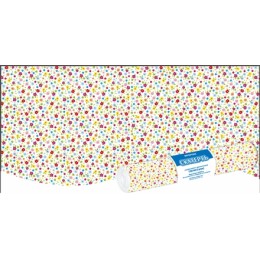 Скатерть в рулоне ПВД 120х160 (35 мкм) Лужайка (5 шт.) (1/25 шт.) Интерпак