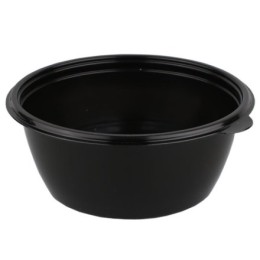 К-144-375 мл (PP) Дно круглое черное (D-144, H-47 мм) ПолиЭР (50/300 шт.)