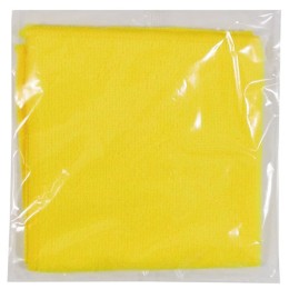 Салфетка микрофибра 30х30 в инд. упаковке ЖЕЛТАЯ (1/300 шт.)