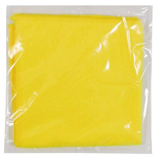 Салфетка микрофибра 30х30 в инд. упаковке ЖЕЛТАЯ (1/300 шт.) в Екатеринбург — Uralhoz.ru