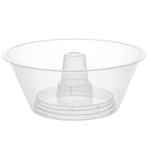 Снек-тарелка (на стаканы 80/90мм+бутылкуПЭТ) прозрачная с отверст.под трубочку ВЗЛП (168 шт.) 1039п в Екатеринбург — Uralhoz.ru