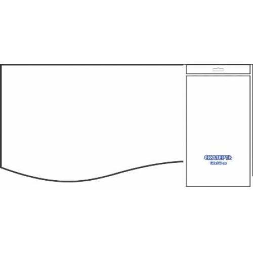 Скатерть ПВД 120х160 (35 мкм) Белая окрашенная (1/50 шт.) Интерпак в Екатеринбург — Uralhoz.ru