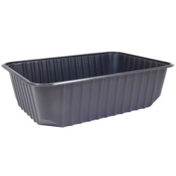 Плоское Дно контейнера  750 г (186х132х51,8) UpaxUnity (100/500 шт.) ЧЕРНОЕ