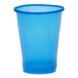 Стакан 200 мл одноразовый (синий) МОПС (100/4200 шт.)