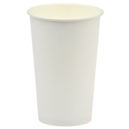 Стакан ГН 400 мл (d-90 мм) бумажный БЕЛЫЙ (50/800 шт.) ViRiDo