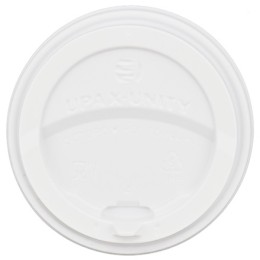 Крышка для стакана (d-90 мм) закрытый питейник БЕЛАЯ UpaxUnity (50/2000 шт.)