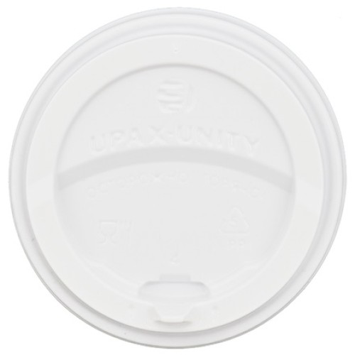 Крышка для стакана (d-90 мм) закрытый питейник БЕЛАЯ UpaxUnity (50/2000 шт.) в Екатеринбург — Uralhoz.ru