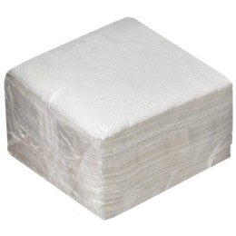 Салфетка 24х24 (1 сл.)  в п/п без штрихкода СИНИЙ скотч белая (60 шт.)