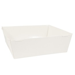 Упаковка квадратная SmartPack 800 Дно БЕЛЫЙ 150х150х49 (50/200 шт.) OSQ