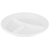 Тарелка D205 (3-секц.) ПС белая (100/1800 шт.) ПолиЭР в Екатеринбург — Uralhoz.ru