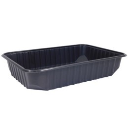 Плоское Дно контейнера  500 г (186х132х35) UpaxUnity (100/500 шт.) ЧЕРНОЕ