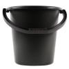 Ведро пластмас. 7 л б/крышки ЧЕРНОЕ (1/10 шт.) в Екатеринбург — Uralhoz.ru