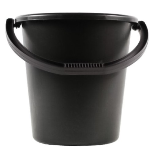 Ведро пластмас. 7 л б/крышки ЧЕРНОЕ (1/10 шт.) в Екатеринбург — Uralhoz.ru