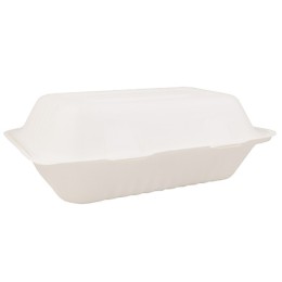 Ланч-бокс (сахарный тростник) 1000 мл 230х158х79 (100/200 шт.) 411-300