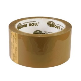 Лента клейкая (43 мкм) 48 мм х  66 м темная NOVAROLL 204 арт. 0120-435X (6/36 шт.)