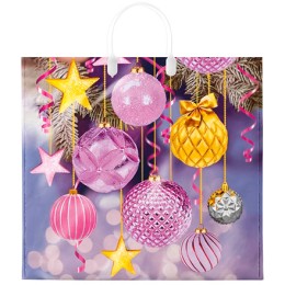 Пакет с пластиковой ручкой ПВД 38х35 (90 мкм) Карамельки лам. (10/100 шт.) Интерпак