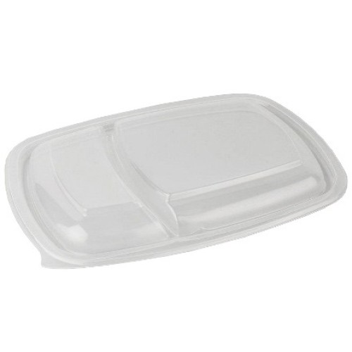 К-230-2К (PP) Крышка к прямоугольному контейнеру прозрачная ПолиЭР (50/300 шт.) в Екатеринбург — Uralhoz.ru