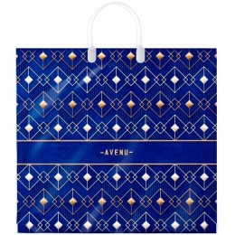 Пакет с пластиковой ручкой ПВД 38х35 (90 мкм) Авеню лам. (10/100 шт.) Интерпак