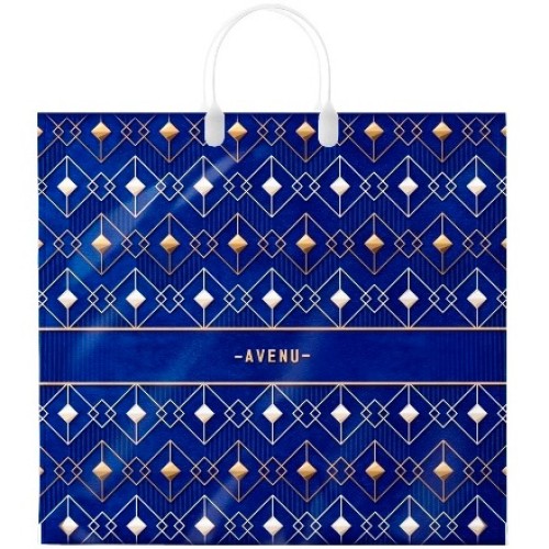 Пакет с пластиковой ручкой ПВД 38х35 (90 мкм) Авеню лам. (10/100 шт.) Интерпак в Екатеринбург — Uralhoz.ru