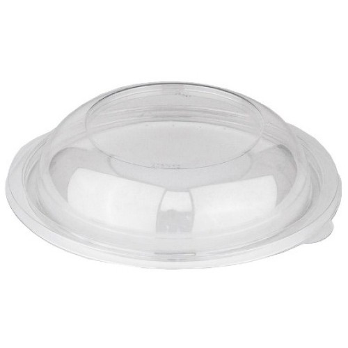 СпК-190 (PET) Крышка ВЫСОКАЯ к круглому контейнеру прозрачная ПолиЭР (75/300 шт.) в Екатеринбург — Uralhoz.ru