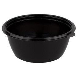 К-144-500 мл (PP) Дно круглое черное (D-144, H-59 мм) ПолиЭР (50/300 шт.)