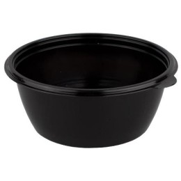 К-144-500 мл (PP) Дно круглое черное (D-144, H-59 мм) ПолиЭР (50/300 шт.)
