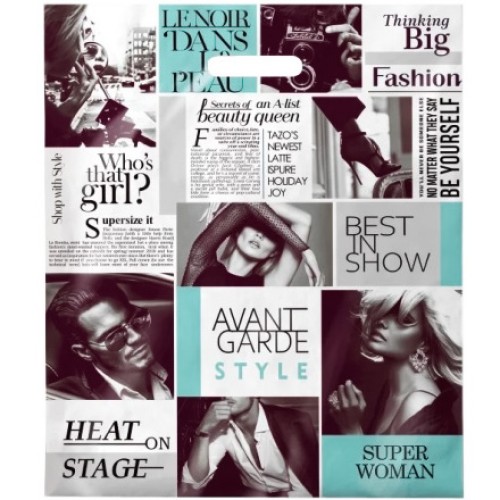 Пакет с прорубной ручкой ПВД 40х47 (45 мкм) Паблик (50/500 шт.) Интерпак в Екатеринбург — Uralhoz.ru