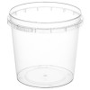 Контейнер круглый 360 мл (Н-84,7, D-93) упорное кольцо+конт.замок (120 шт.) ВЗЛП 1576п б/к в Екатеринбург — Uralhoz.ru