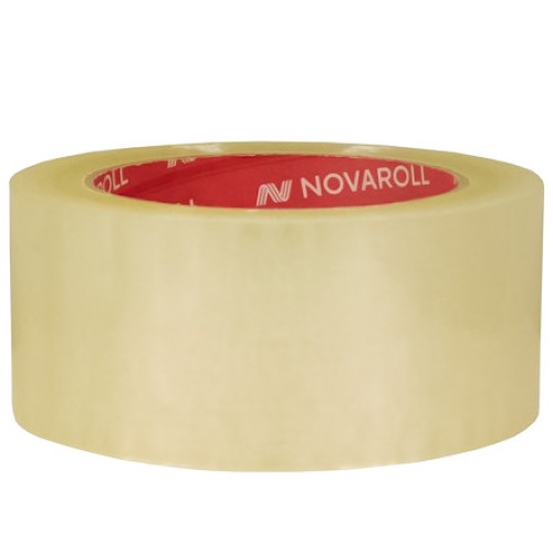Лента клейкая (38 мкм) 48 мм х 120 м прозрачная NOVAROLL 202 арт.0120-2440Х (6/24 шт.) в Екатеринбург — Uralhoz.ru