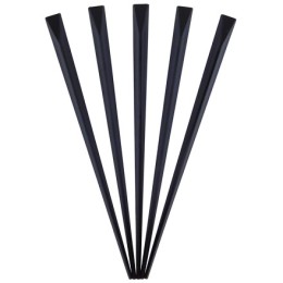 Пики пласт. Призма ЧЕРНАЯ 90 мм (500 шт.) в ПЛАСТ.КОРОБОЧКЕ (1/20 шт.)