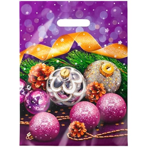 Пакет с прорубной ручкой ПВД 30х40 (35 мкм) Блеск (50/1000 шт.) Интерпак в Екатеринбург — Uralhoz.ru