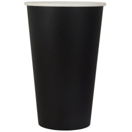 Стакан ГН 400 мл (d-90 мм) бумажный Черный (50/800 шт.) ViRiDo