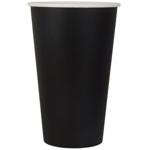 Стакан ГН 400 мл (d-90 мм) бумажный Черный (50/800 шт.) ViRiDo в Екатеринбург — Uralhoz.ru