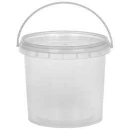 Ведро с крышкой и ручкой 2,0 л (неокр) Луч (100 шт.)