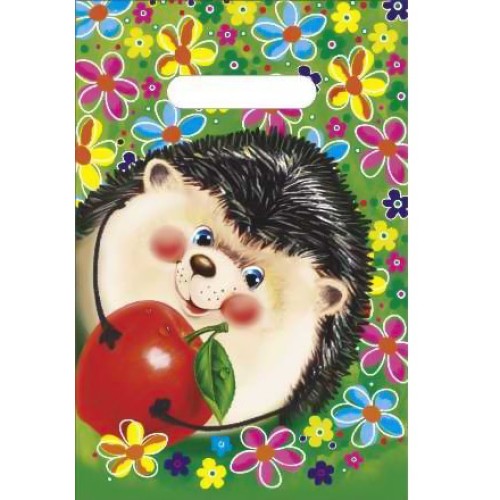 Пакет с прорубной ручкой ПВД 20х30 (30 мкм) Ёжик (100/2000 шт.) Интерпак в Екатеринбург — Uralhoz.ru