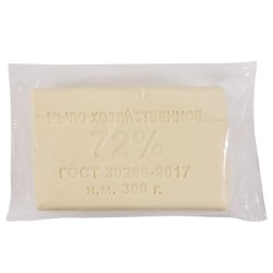 Мыло хозяйственное 300 г 72% Мылоленд прозрачная упаковка (1/48 шт.)