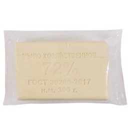 Мыло хозяйственное 300 г 72% Мылоленд прозрачная упаковка (1/48 шт.)