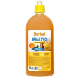 Мыло жидкое 0,5 л Бархат Ромашка Антибактериальное, пуш-пул (1/15 шт.) БМ 312