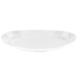 Тарелка D205 (1-секц.) ПП прозрачная (100/1500 шт.) Поликом