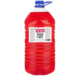 Мыло жидкое 5,0 л Бархат ВЫГОДНОЕ Антибактериальное (1 шт.) ВБ 002