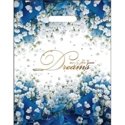 Пакет с прорубной ручкой ПВД 31х40 (60 мкм) Мечта лам. (50/500 шт.) Интерпак