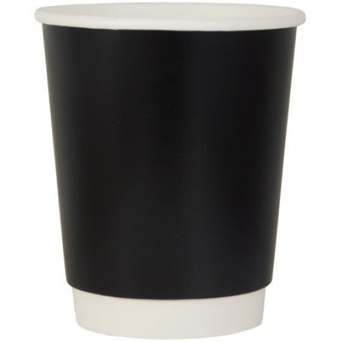 Стакан ГН 250 мл (d-80 мм) бумажный, 2-х сл. Черный (30/600 шт.) ViRiDo в Екатеринбург — Uralhoz.ru